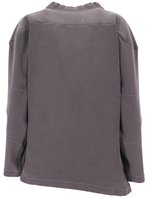 Purple cotton sweatshirt Maison Margiela | S51GU0129S24650392